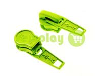 Slider standard for spiral zipper type 5 green  sku 1254