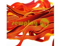 Elastic band textile orange 10 mm thick, 25 m sku 1268