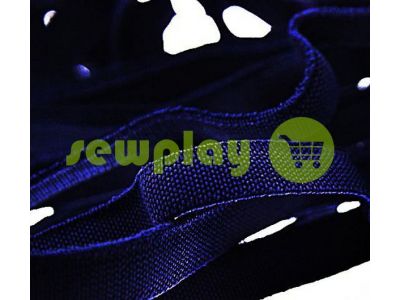 Elastic band textile dark blue 10 mm thick, 25 m sku 1274