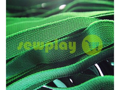 Elastic band textile green 10 mm thick, 25 m sku 2174