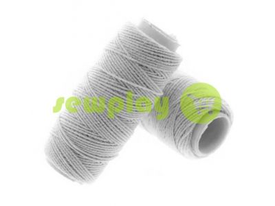 Thread elastic white 25 m