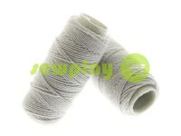 Thread elastic white 10 m