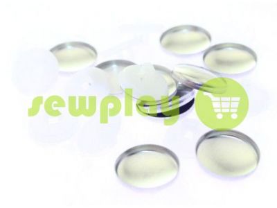 Button under the tight leg on a white plastic 10 pcs sku 1325