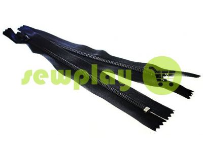 Zipper Trousering 19 cm tractor type 3, black sku 1336