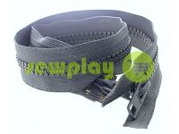 Zipper tractor type 10 two runner 65 cm, gray 116 sku 1350