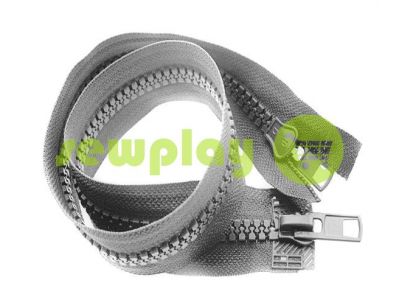 Zipper tractor type 10 two runner 65 cm, gray 116 sku 1350