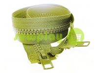 Zipper tractor type 10 two runner 60 - 100 cm, olive 090 sku 1354