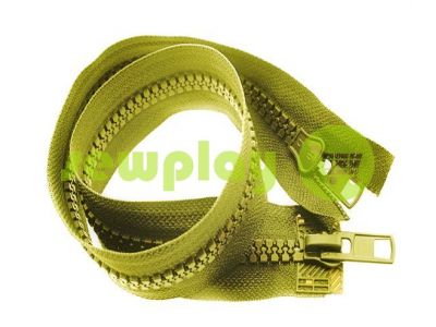 Zipper tractor type 10 two runner 60 - 100 cm, olive 090 sku 1354