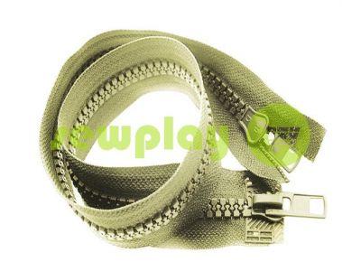 Zipper tractor type 10 two runner 60 - 100 cm, olive 092 sku 1355