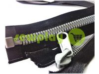 Zipper tractor type 7 on one slider 80 cm color Black + Gray