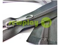 Zipper tractor type 7 one slider 80 cm color gray 116