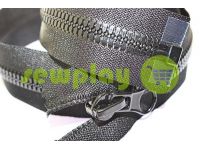 Zipper tractor type 7 one slider 55 cm - 100 cm color black sku 1364