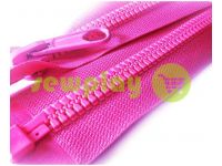 Zipper tractor type 7 one slider 80 cm color pink 153