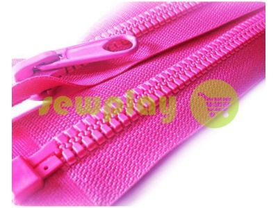 Zipper tractor type 7 one slider 80 cm color pink 153 sku 1372