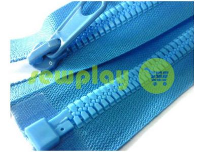 Zipper tractor type 7 one slider 80 cm color blue 059 sku 1374