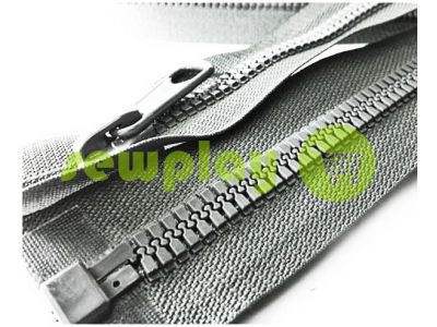 Zipper tractor type 7 one slider 80 cm color gray 262 sku 1382