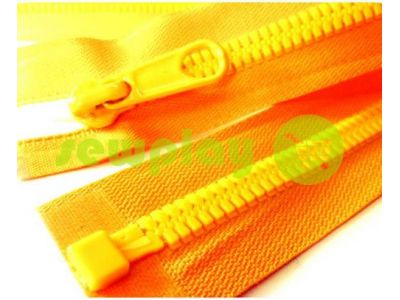 Zipper tractor type 7 one slider 80 cm color yellow 031 sku 1384