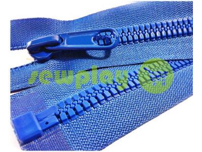 Zipper tractor type 7 one slider 80 cm color blue 065 sku 1390