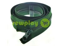 Zipper tractor type 7 one slider 80 cm color green 082