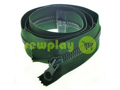 Zipper tractor type 7 one slider 80 cm color green 082 sku 1395