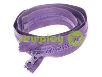 Zipper tractor type 7 one slider 80 cm color violet 215