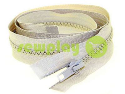 Zipper tractor type 5 one slider 40 cm - 100 cm, color beige 167 sku 1410