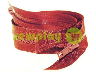 Zipper tractor type 5 one slider 40 cm - 100 cm, color brown 044 sku 1430