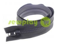 Zipper tractor type 5 one slider 40 cm - 100 cm, color gray 116 sku 1434