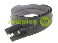 Zipper tractor type 5 one slider 40 cm - 100 cm, color gray 116 sku 1434