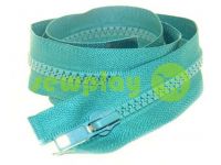 Zipper tractor type 5 one slider 40 cm - 100 cm, color green 051