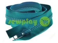 Zipper tractor type 5 one slider 40 cm - 100 cm, color green 056