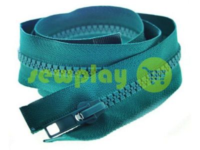 Zipper tractor type 5 one slider 40 cm - 100 cm, color green 056 sku 1445