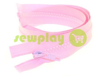 Zipper tractor type 5 one slider 40 cm - 100 cm, color pink 005 sku 1454