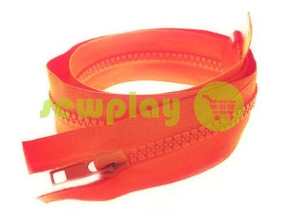 Zipper tractor type 5 one slider 40 cm - 100 cm, color red 010 sku 1459