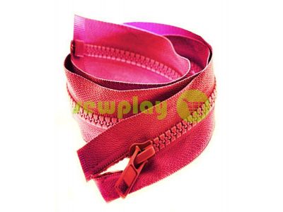 Zipper tractor type 5 one slider 40 cm - 100 cm, color pink 248 sku 1461