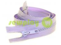 Zipper tractor type 5 one slider 40 cm - 100 cm, color violet 017