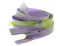 Zipper tractor type 5 one slider 40 cm - 100 cm, color violet 017 sku 1464