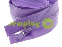 Блискавка тракторна тип 5 на один бігунок 40 см - 100 см, колір фіолетовий 022 арт 1466