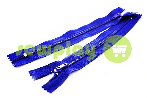Молния брючная спиральная 18 см тип 4, голубой 065 оптом и розницу от 1 шт
